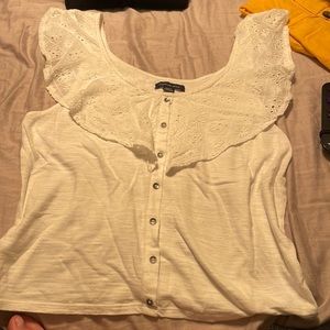 American eagle tank top, white, like new. Medium.